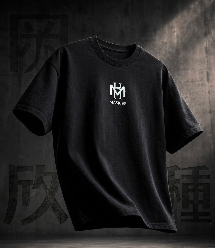 SKYLINE R34 Space Black, Back Print Oversized T-Shirt (240gsm)